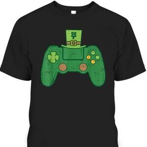 Controller Irish Gamer Boys St Patricks Day Tshirt